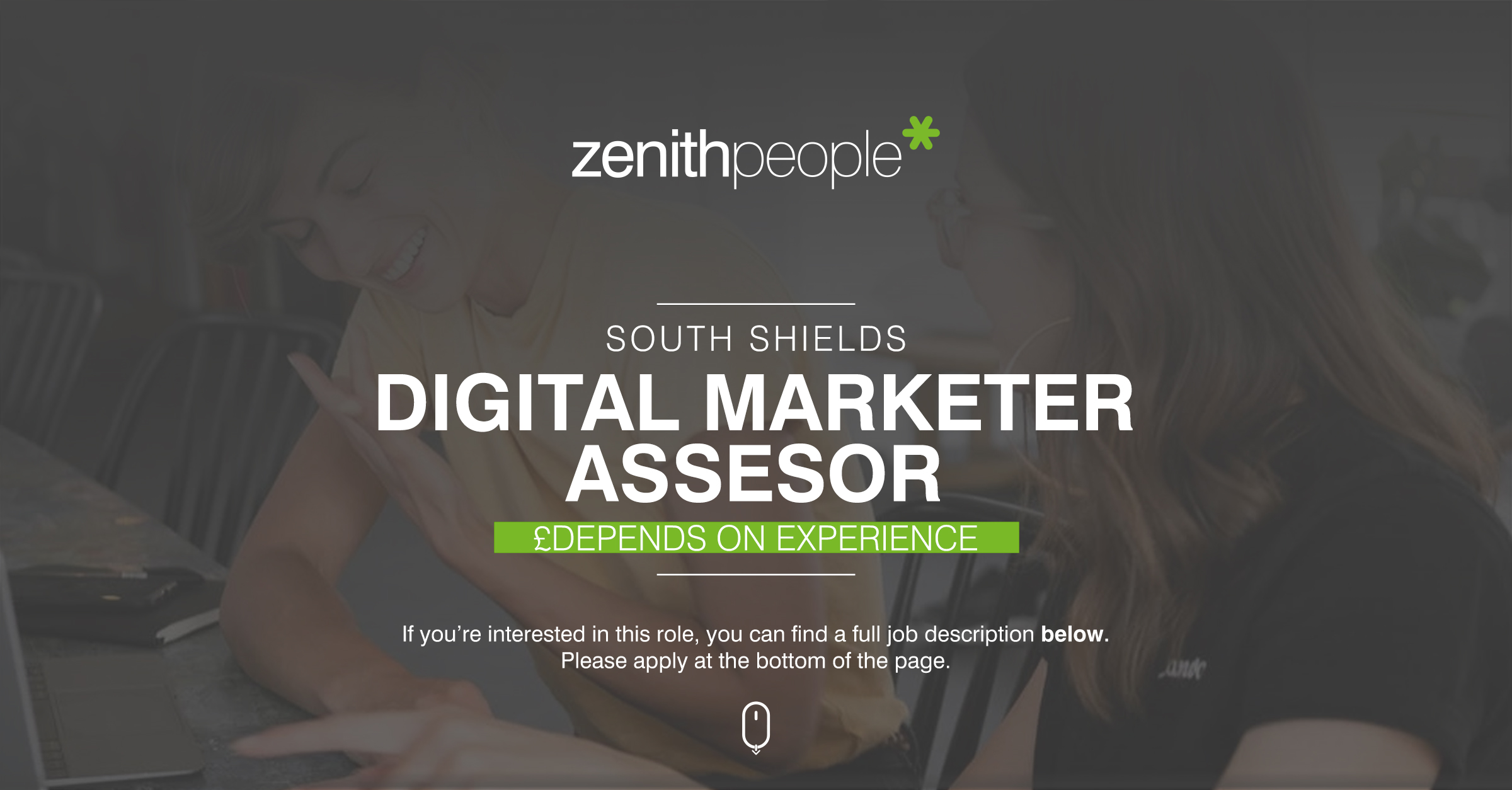 Digital Marketer Assessor job for Zenith People