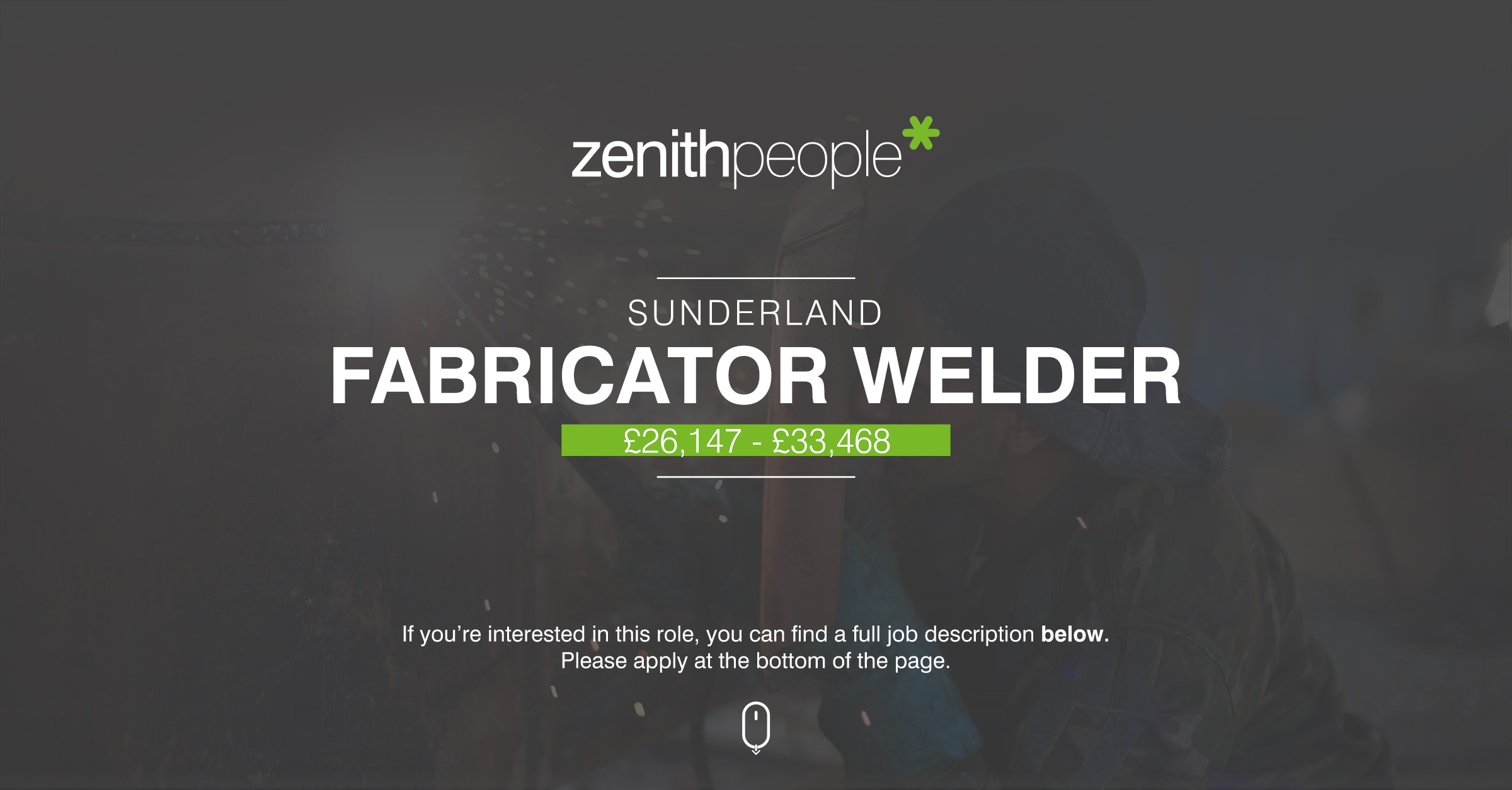 Fabricator Welder job at Zenith People