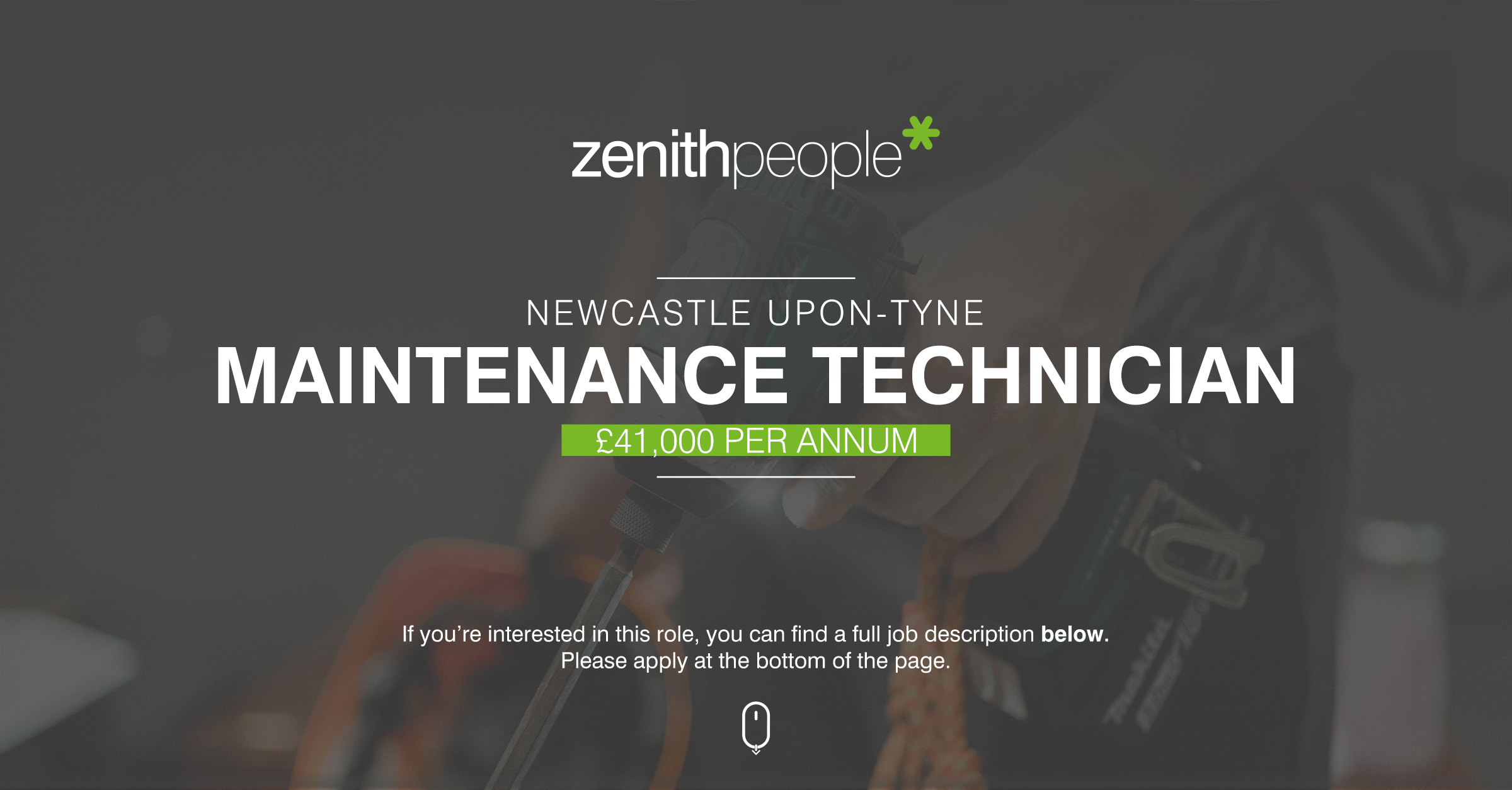 Maintenance Technician job at Zenith People