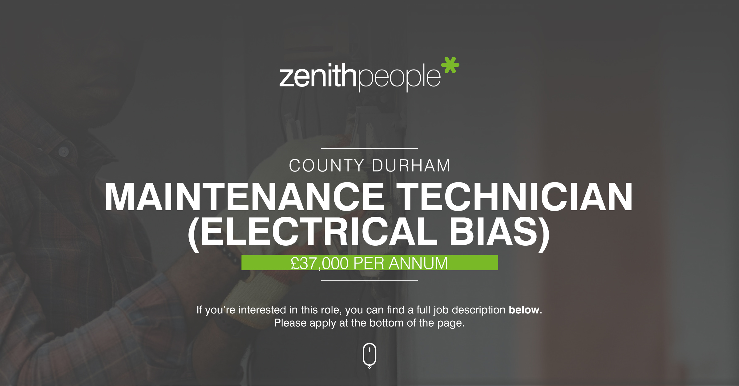 Maintenance Technician (Electrical Bias) job at Zenith People