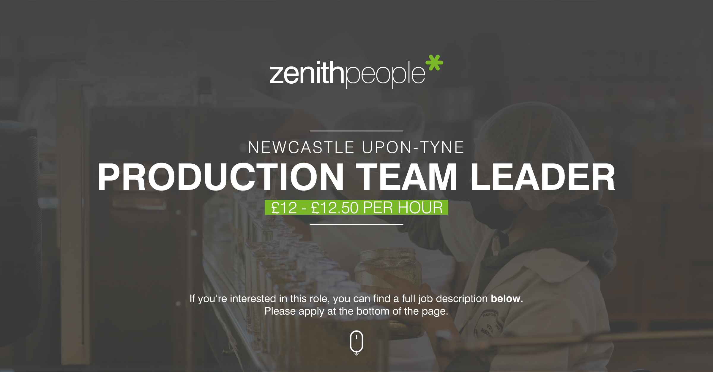 Production Team Leader job at Zenith People
