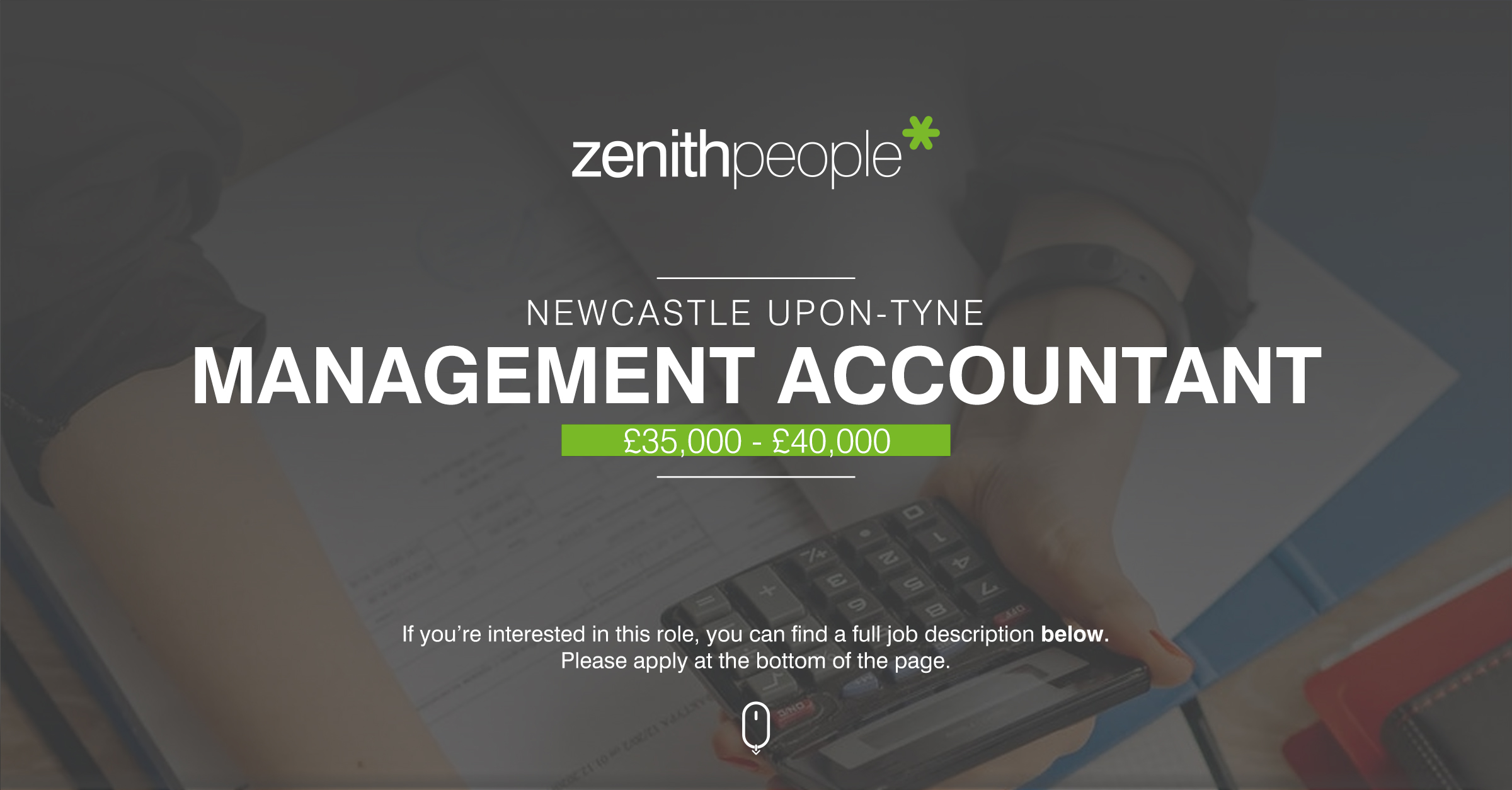 Management Accountant job at Zenith People