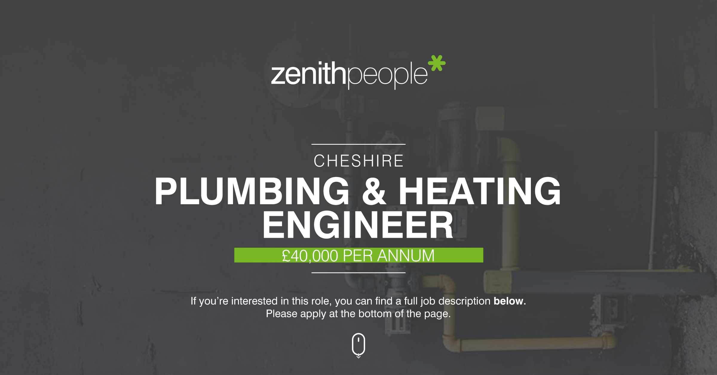Plumbing and Heating Engineer job at Zenith People