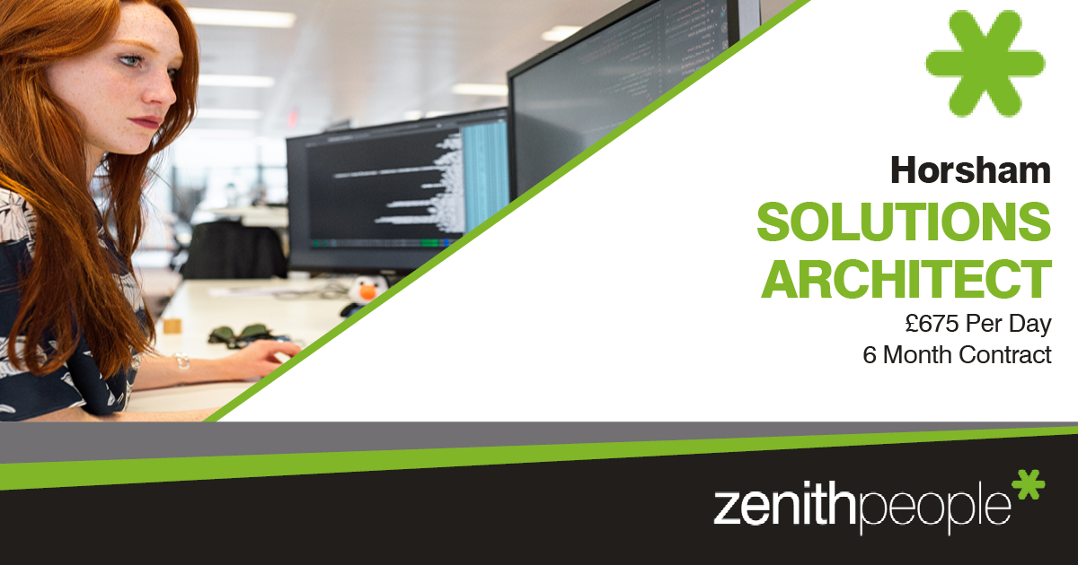 Solutions Architect job at Zenith People