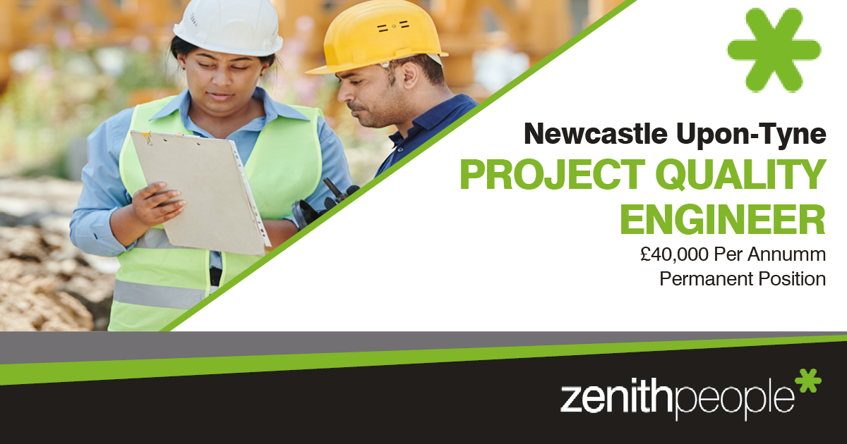 Project Quality Engineer job at Zenith People