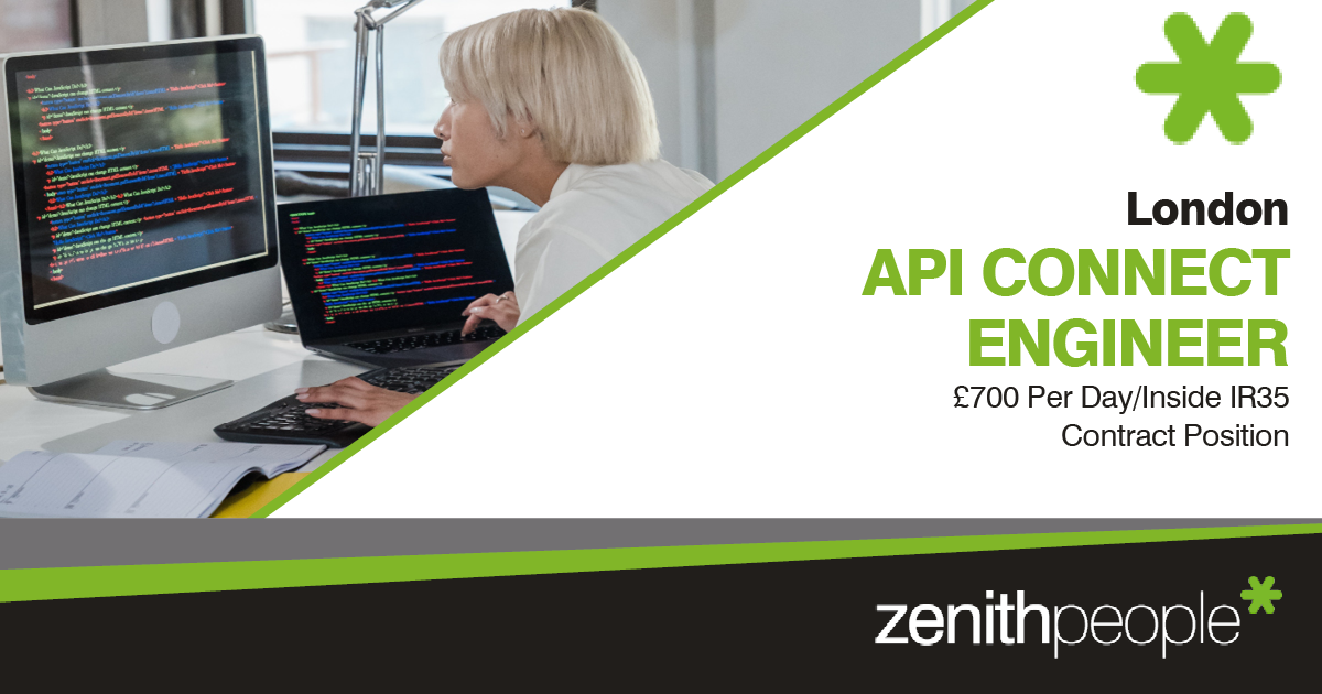API Connect Engineer job at Zenith People